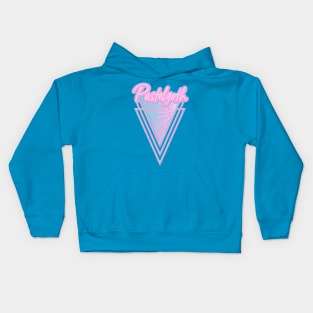 Spooky cute Pastelgoth lettering Spiderweb Kawaii Kids Hoodie